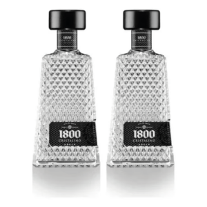 Pack 2 Tequilas 1800 Cristalino Añejo 700 ml