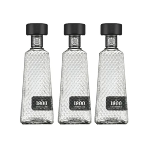Pack 3 Tequilas 1800 Cristalino Añejo 700 ml