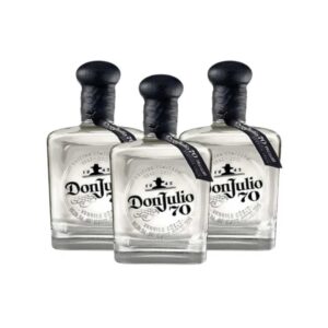 Pack 3 Tequilas Don Julio 70 Cristalino Añejo 700 ml