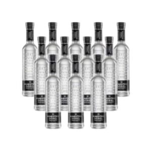 Caja con 12 Tequilas Maestro Dobel Diamante 700 ml